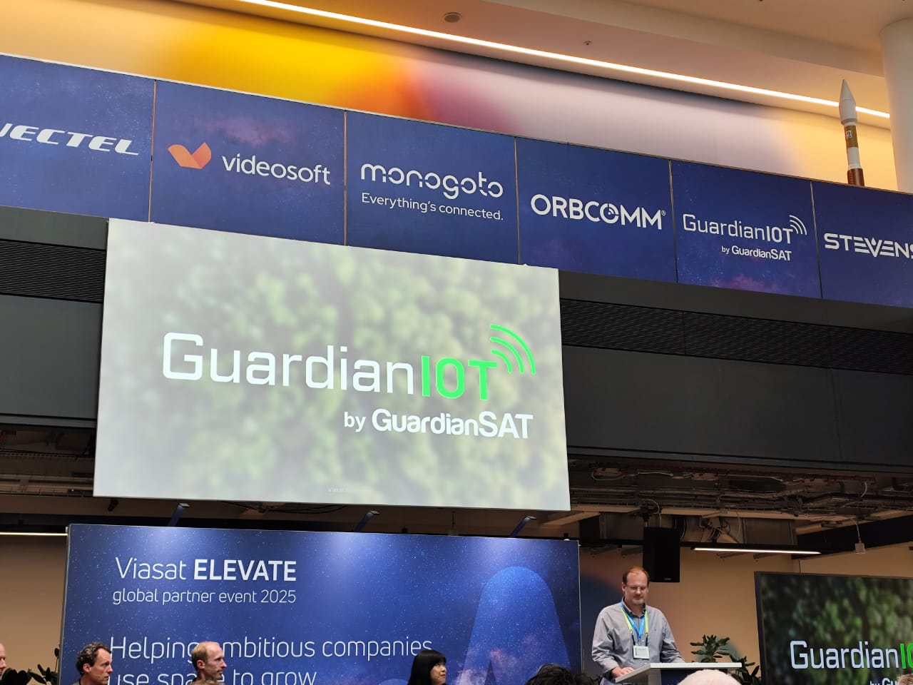 GuardianIOT attends Elevate 2025 in London.